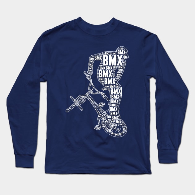 BMX  Bmxer  Retro Freestyle Bmx Long Sleeve T-Shirt by vintagejoa